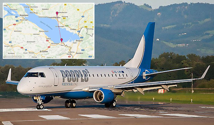 Maskapai Austria Layani Penerbangan Internasional Tersingkat di Dunia, 8 Menit Saja